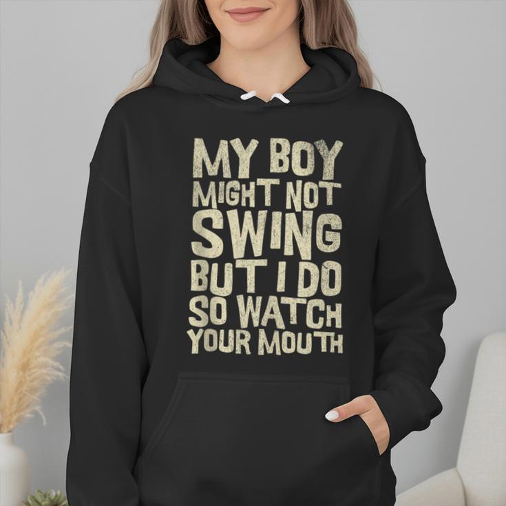 Sassy Baseball Mom Wmen Hoodie