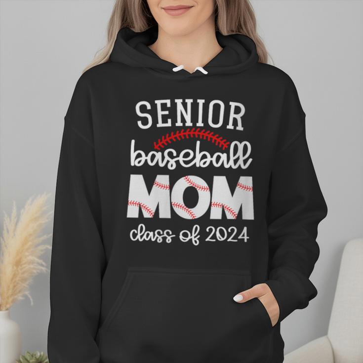 Senior Baseball Mom Class Of 2024 Baseball Senior Night Wmen Hoodie