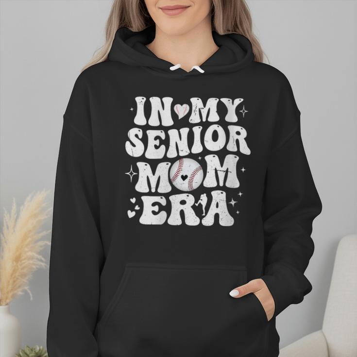 In My Senior Mom Era Class Of 2024 Groovy Baseball Mom Life Wmen Hoodie In My Senior Mom Era Class Of 2024 Groovy Baseball Mom Life Wmen Hoodie