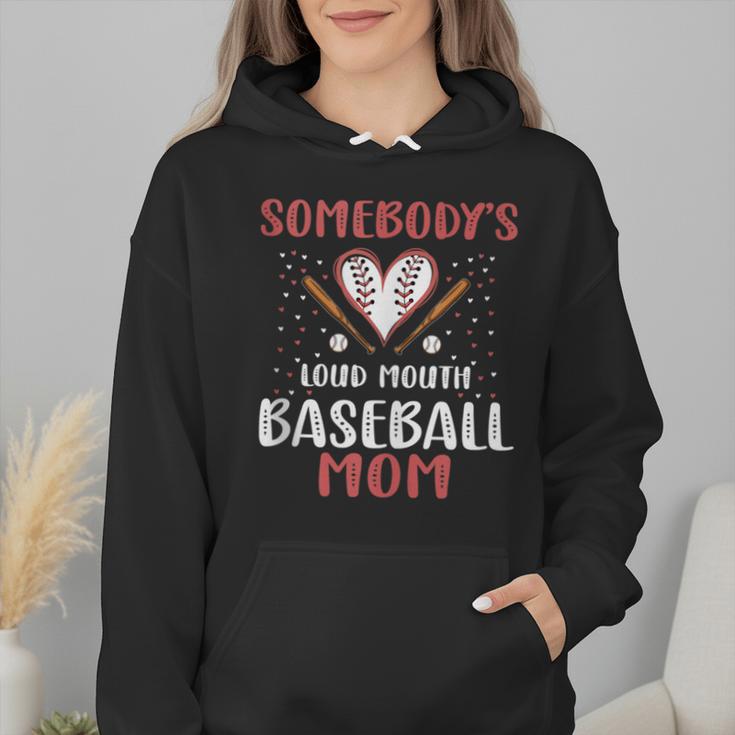 Somebody’s Loud Mouth Baseball Mom Wmen Hoodie Somebody’s Loud Mouth Baseball Mom Wmen Hoodie
