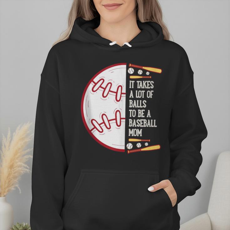 It Takes a Lot Of Balls To Be a Baseball Mom Wmen Hoodie It Takes a Lot Of Balls To Be a Baseball Mom Wmen Hoodie