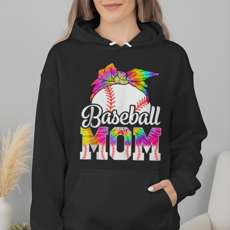 Tie Dye Baseball Mom Baseball Mama Sport Mother's Day Wmen Hoodie Tie Dye Baseball Mom Baseball Mama Sport Mother's Day Wmen Hoodie