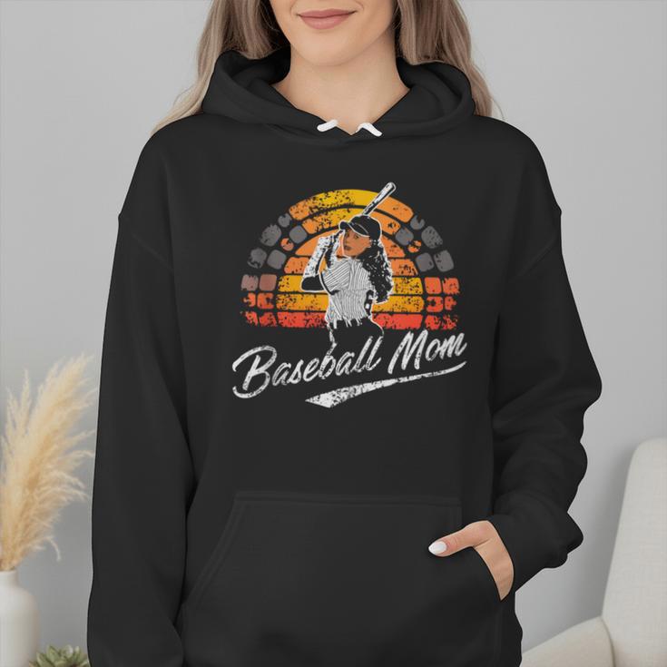 Vintage Retro Sunset Baseball Mom Mother's Day Wmen Hoodie Vintage Retro Sunset Baseball Mom Mother's Day Wmen Hoodie