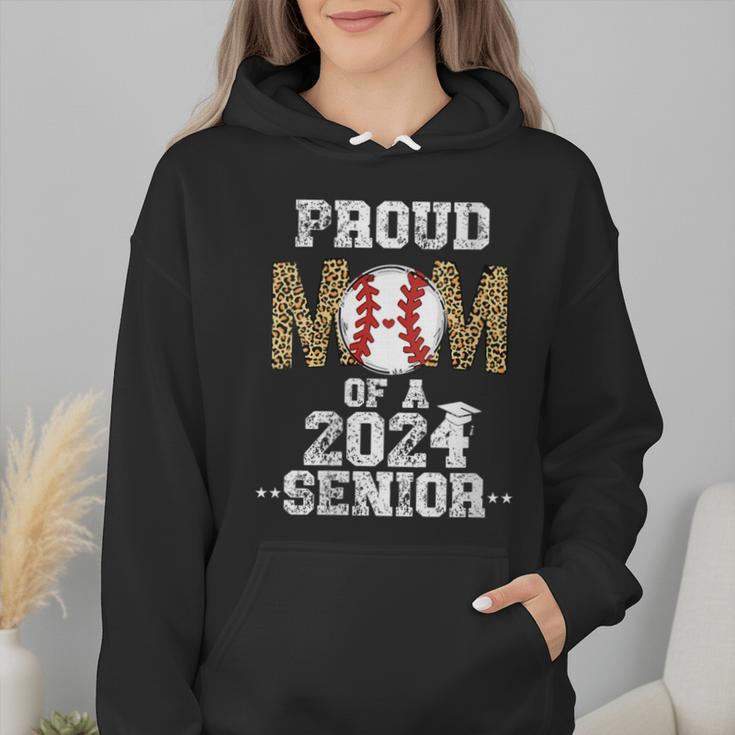 Womens Proud Mom Of a 2024 Senior Class Of 2024 Baseball Mom Wmen Hoodie Womens Proud Mom Of a 2024 Senior Class Of 2024 Baseball Mom Wmen Hoodie