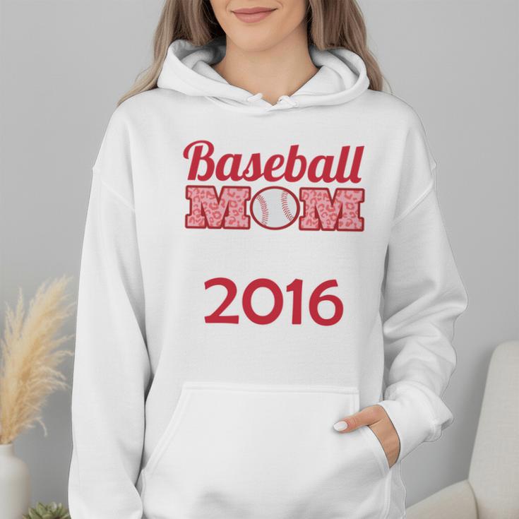 Baseball Mom Since 2016 Wmen Hoodie