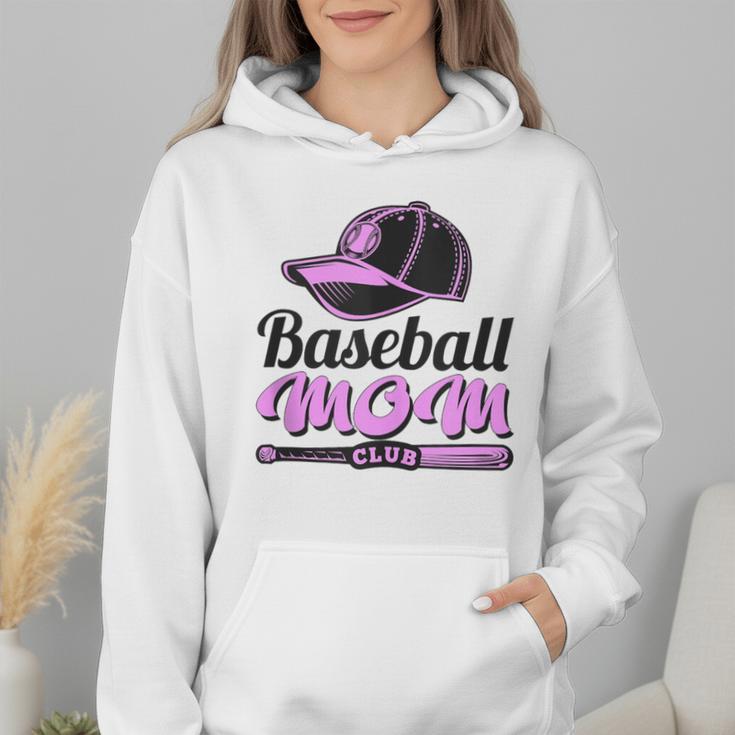 Baseball Mom Club Cool Wmen Hoodie Baseball Mom Club Cool Wmen Hoodie