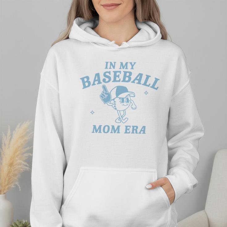 In My Baseball Mom Era Retro Game Day Mama Groovy Season Wmen Hoodie In My Baseball Mom Era Retro Game Day Mama Groovy Season Wmen Hoodie