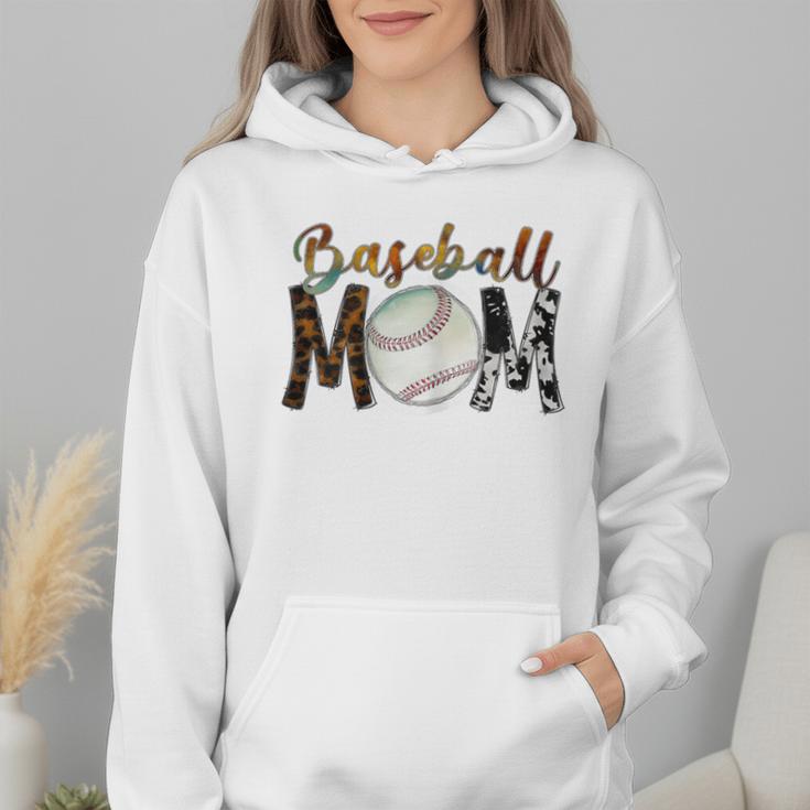 Baseball Mom Mama Mother Wmen Hoodie
