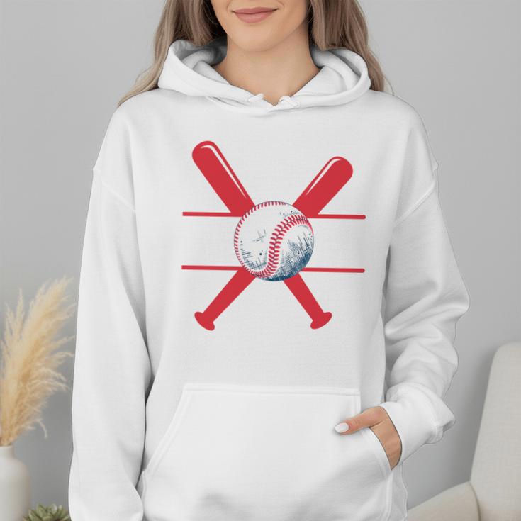 Baseball Mom Red Wmen Hoodie