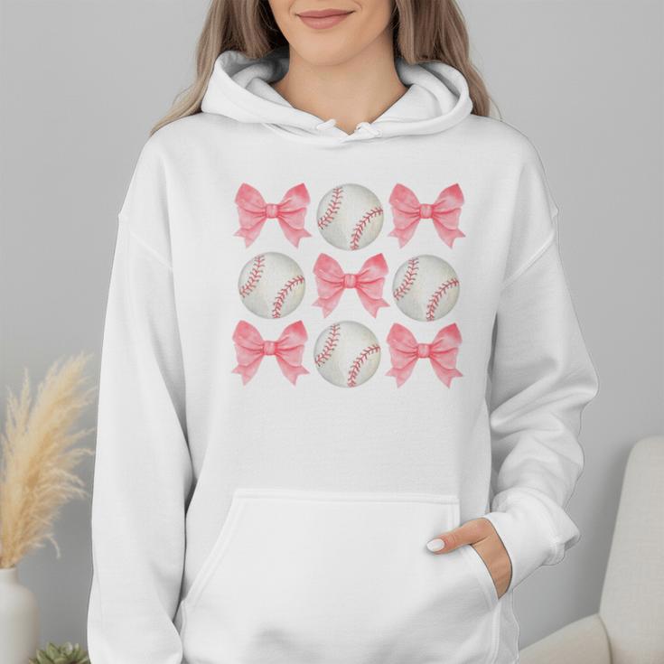 Baseball Mom Sister Tween Teen Girl Girly Pink Bow Preppy Premium Wmen Hoodie Baseball Mom Sister Tween Teen Girl Girly Pink Bow Preppy Premium Wmen Hoodie