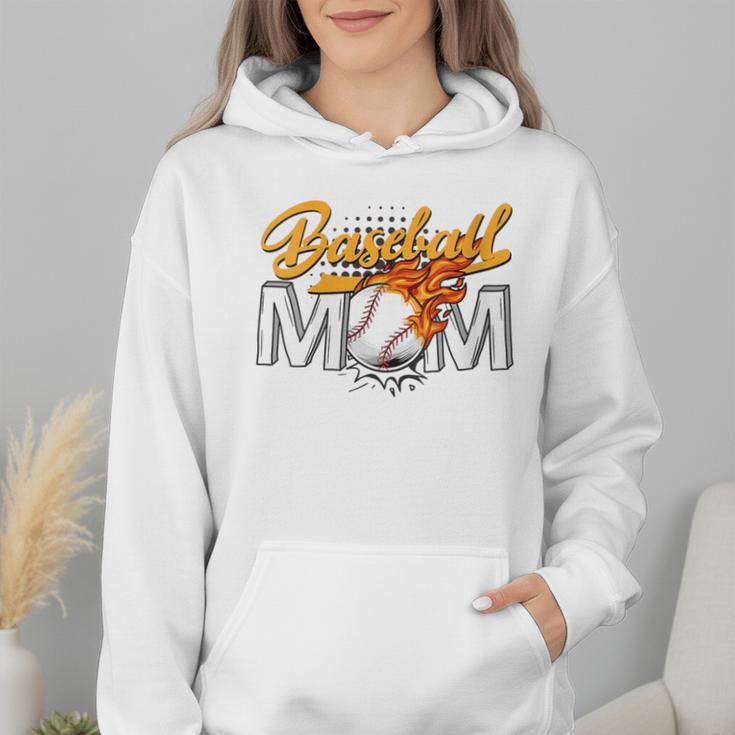 Baseball Mom Sports Graphic Novelty Wmen Hoodie Baseball Mom Sports Graphic Novelty Wmen Hoodie