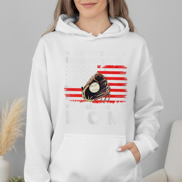 My Baseball Player Calls Me Mom Baseball Mom Wmen Hoodie My Baseball Player Calls Me Mom Baseball Mom Wmen Hoodie