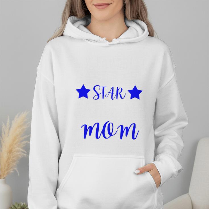 BASEBALL STAR MOM Sporty Design For Proud Baseball Moms Wmen Hoodie BASEBALL STAR MOM Sporty Design For Proud Baseball Moms Wmen Hoodie