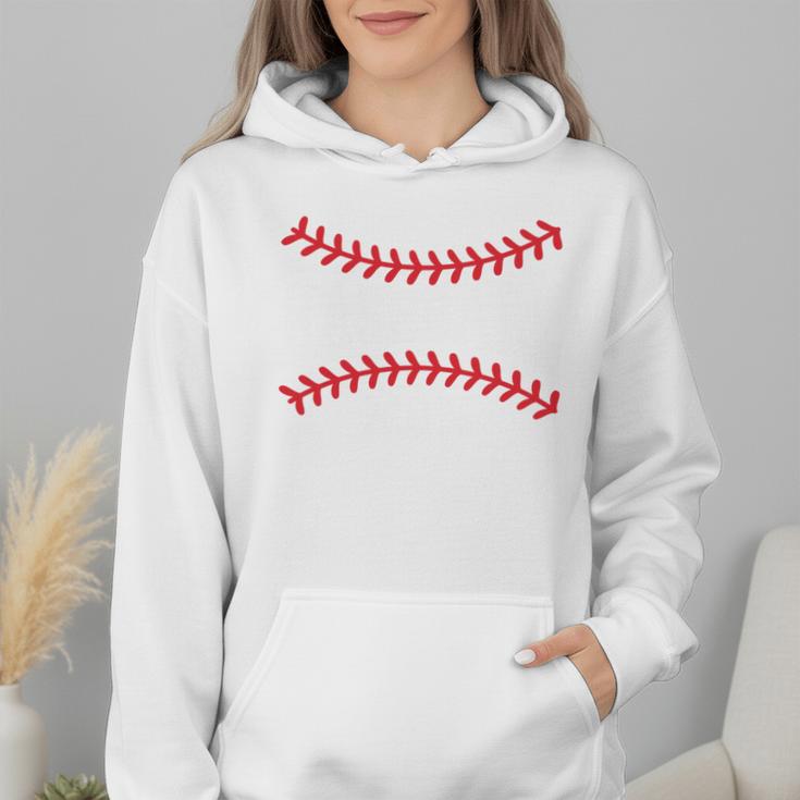 Cute Baseball Mom Laces Little League Women's Mother's Day Wmen Hoodie Cute Baseball Mom Laces Little League Women's Mother's Day Wmen Hoodie