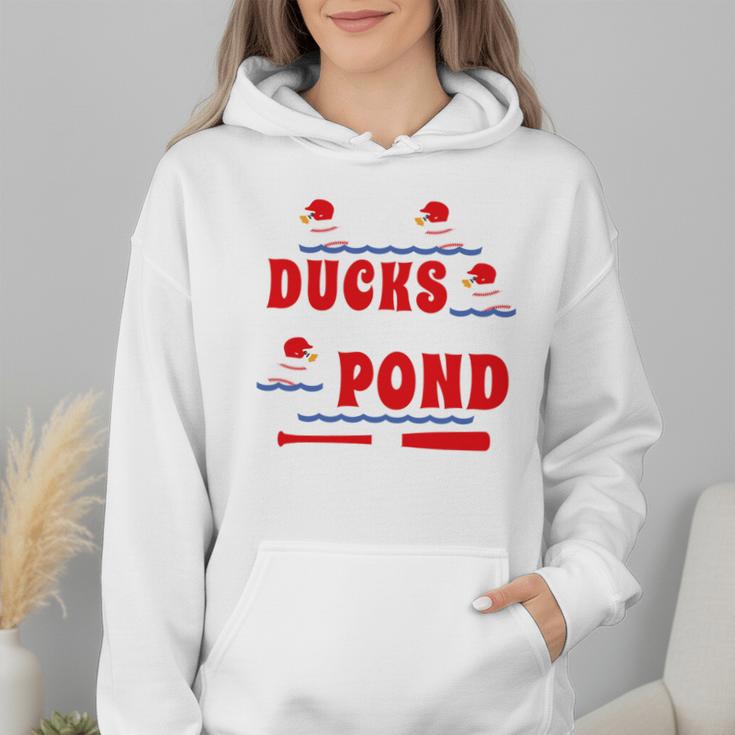 Cute Ducks On The Pond Cute Baseball Mom T-Shirt Wmen Hoodie Cute Ducks On The Pond Cute Baseball Mom T-Shirt Wmen Hoodie