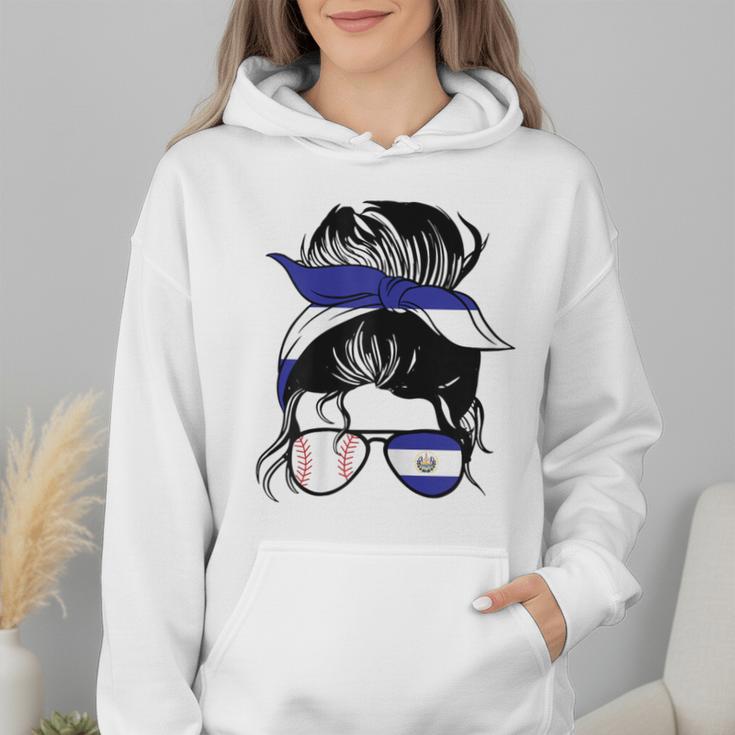 El Salvador Baseball Mom Salvador Baseball Girl Wmen Hoodie El Salvador Baseball Mom Salvador Baseball Girl Wmen Hoodie