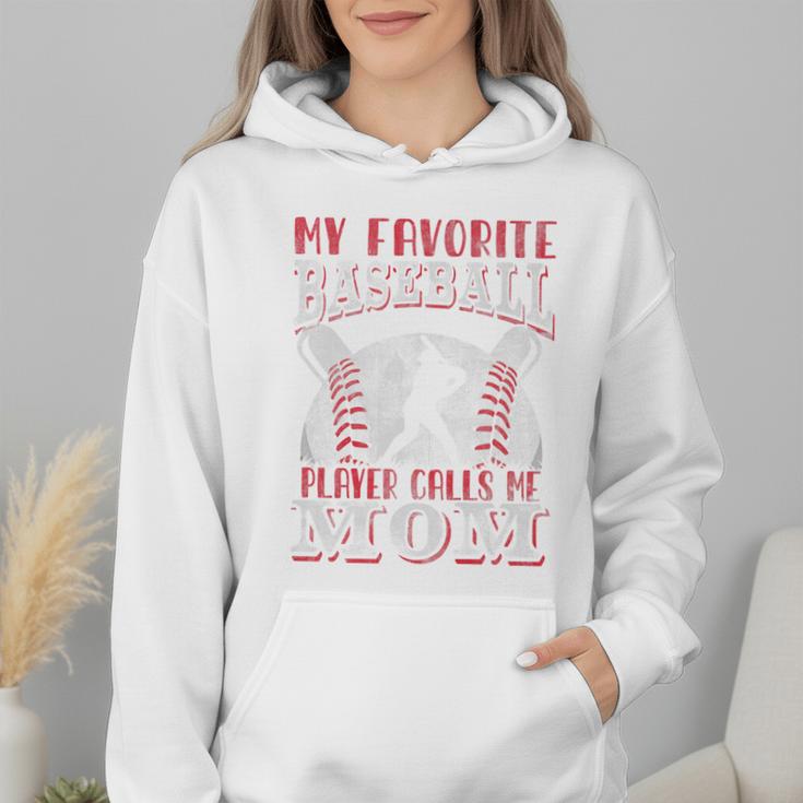 My Favorite Baseball Player Calls Me Mom Proud Baseball Mom Premium Wmen Hoodie My Favorite Baseball Player Calls Me Mom Proud Baseball Mom Premium Wmen Hoodie