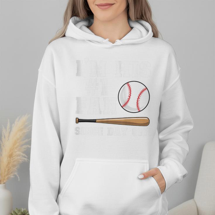 I'm His 1 Fan Since Day One Baseball Mom Wmen Hoodie I'm His 1 Fan Since Day One Baseball Mom Wmen Hoodie