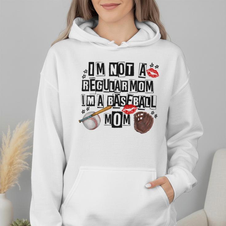 I'm Not A Regular Mom I'm A Baseball Mom Mother's Day Wmen Hoodie I'm Not A Regular Mom I'm A Baseball Mom Mother's Day Wmen Hoodie