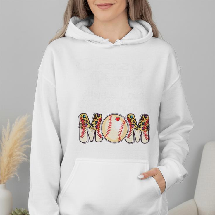 Loud And Proud Baseball Mom Messy Bun 2024 Premium Wmen Hoodie Loud And Proud Baseball Mom Messy Bun 2024 Premium Wmen Hoodie