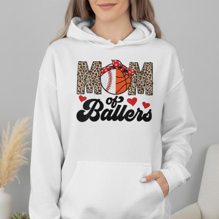Mom Of Ballers Basketball Baseball Mom Of Ballers Wmen Hoodie Mom Of Ballers Basketball Baseball Mom Of Ballers Wmen Hoodie
