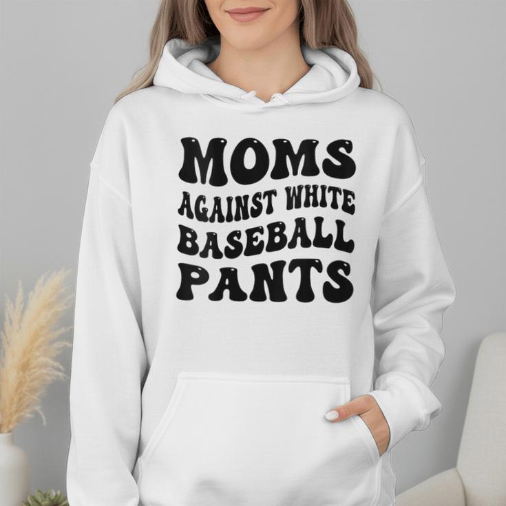 Moms Against Baseball Pants Baseball Mom Cool Wmen Hoodie