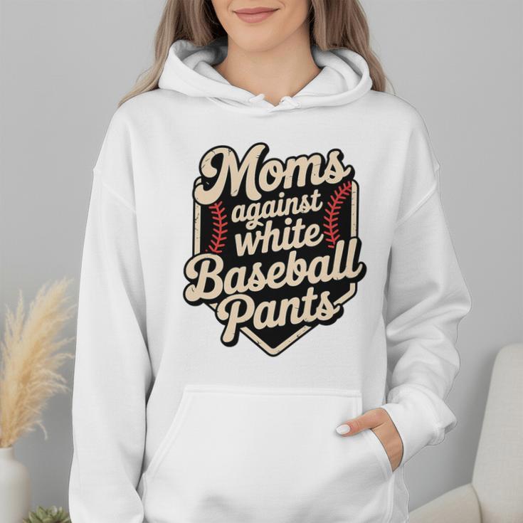 Moms Against Baseball Pants Baseball Mom Premium Tri-Blend Wmen Hoodie
