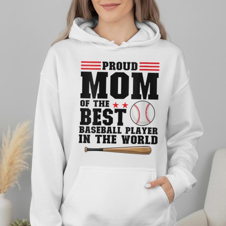 Proud Mom Of An Awesome Baseball Baseball Mom Wmen Hoodie Proud Mom Of An Awesome Baseball Baseball Mom Wmen Hoodie