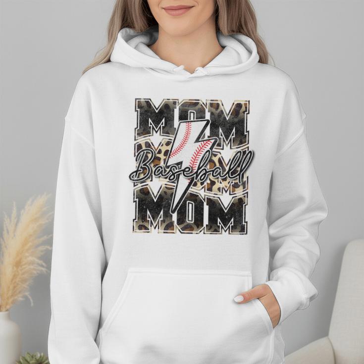 Retro Baseball Mom Mama Baseball Life Mother's Day Baseball Premium Tri-Blend Wmen Hoodie