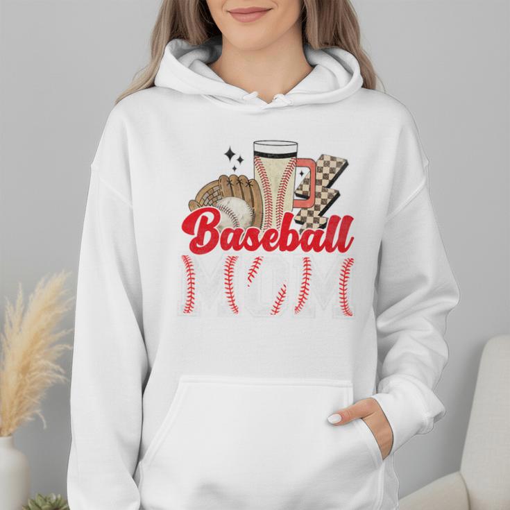 Retro Coffee Baseball Mama Mother's Day Baseball Mom Premium Wmen Hoodie Retro Coffee Baseball Mama Mother's Day Baseball Mom Premium Wmen Hoodie