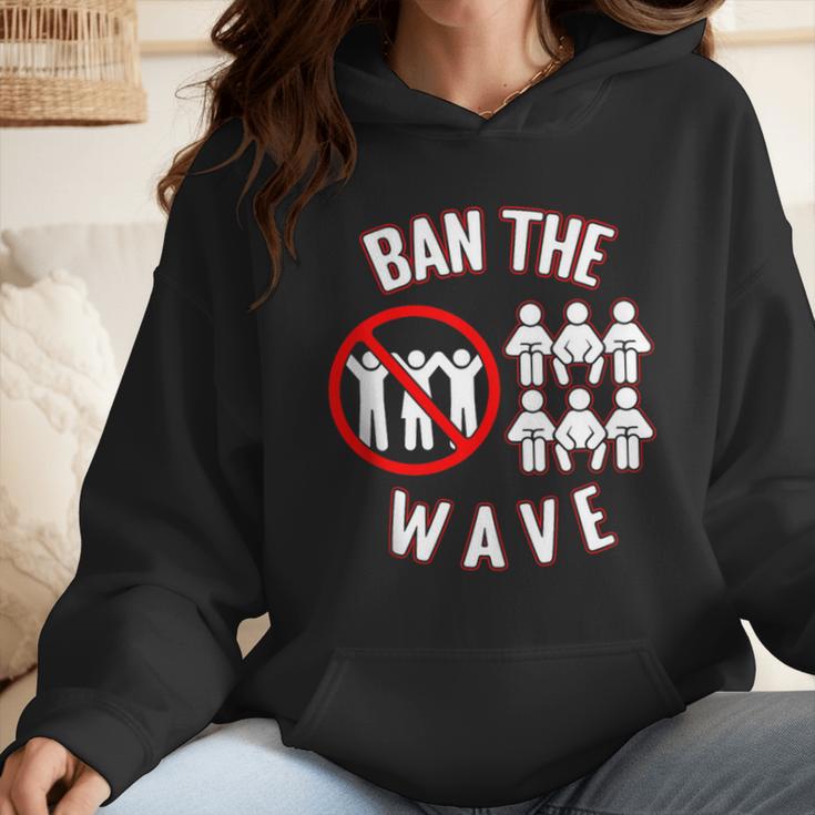 Baseball Ban The Wave Baseball Mom Player Coach Fan Wmen Hoodie Baseball Ban The Wave Baseball Mom Player Coach Fan Wmen Hoodie