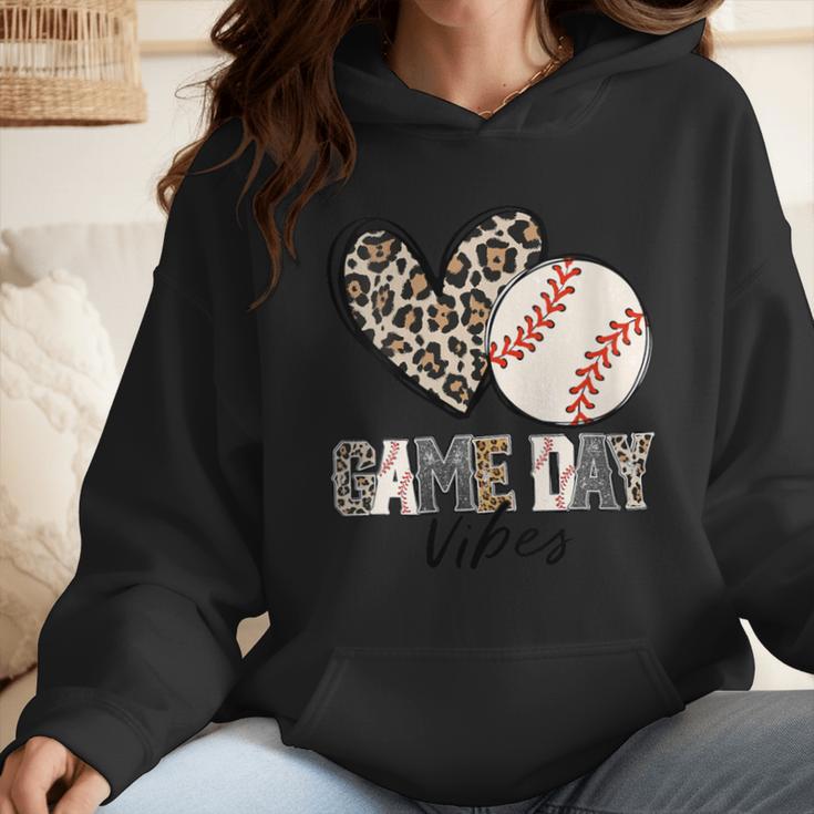 Baseball Game Day Vibes Baseball Mom Mama Leopard Cute Wmen Hoodie Baseball Game Day Vibes Baseball Mom Mama Leopard Cute Wmen Hoodie