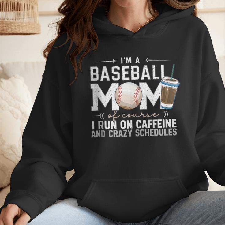 Baseball Mom Caffeine Fueled Game Day Essential Wmen Hoodie Baseball Mom Caffeine Fueled Game Day Essential Wmen Hoodie