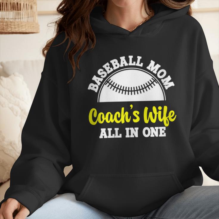 Baseball Mom Coach's Wife All In One Sports Player Coach Wmen Hoodie Baseball Mom Coach's Wife All In One Sports Player Coach Wmen Hoodie