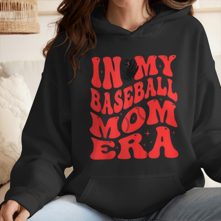 In My Baseball Mom Era Red Wmen Hoodie In My Baseball Mom Era Red Wmen Hoodie