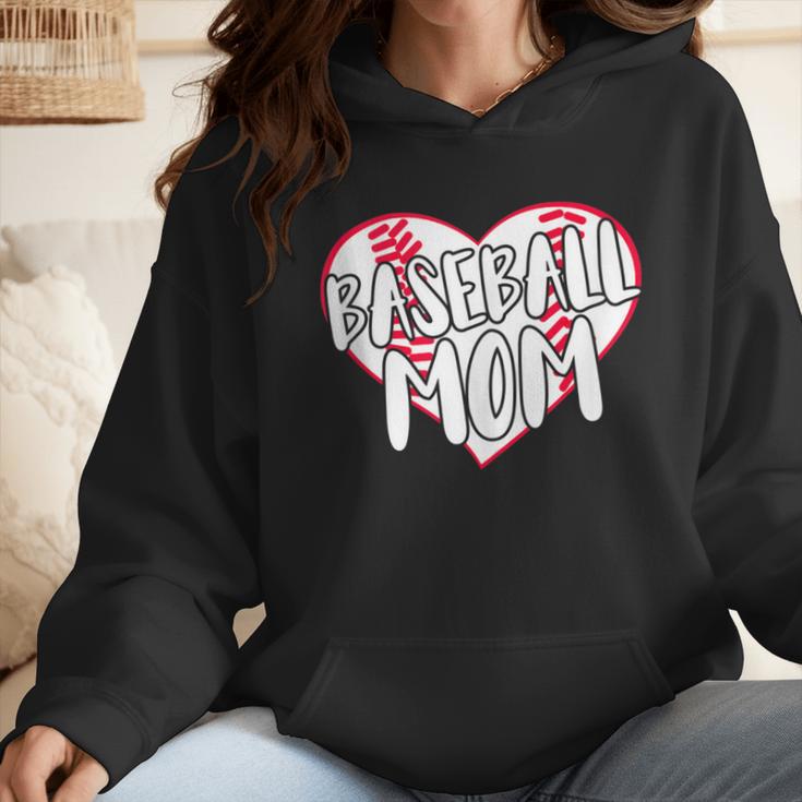 Baseball Mom Heart Wmen Hoodie Baseball Mom Heart Wmen Hoodie
