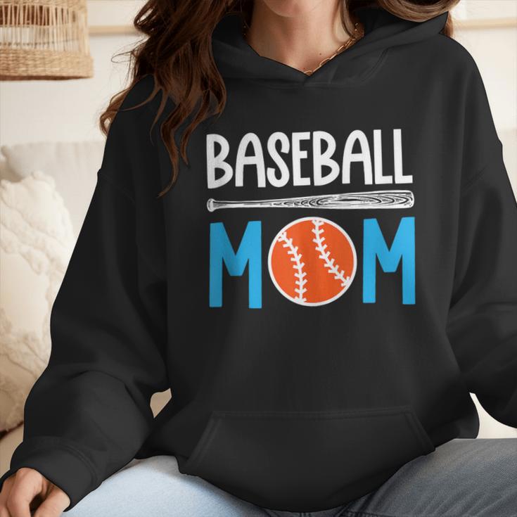 Baseball Mom Leopard Print Baseball Mama Women Mother's Day Wmen Hoodie