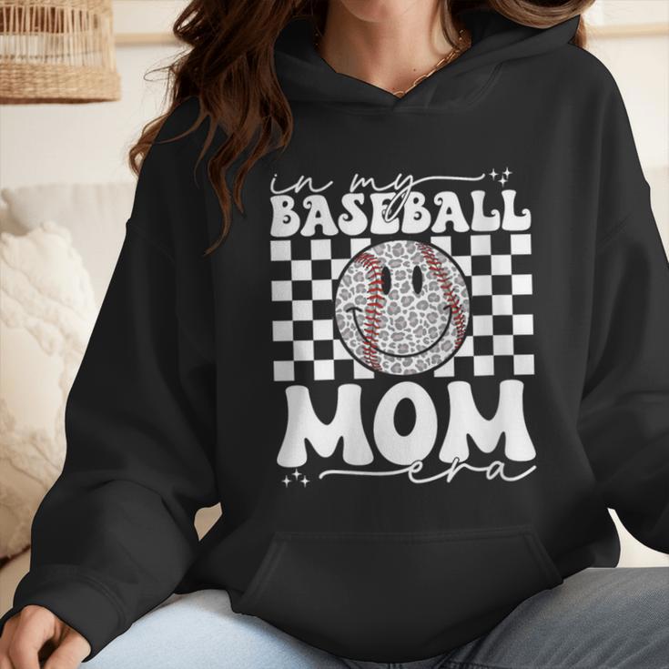 In My Baseball Mom Mama Era Leopard Mom Baseball Wmen Hoodie