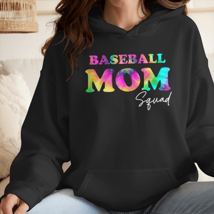 Baseball Mom Squad Tie Dye Cute Ball Mom Wmen Hoodie Baseball Mom Squad Tie Dye Cute Ball Mom Wmen Hoodie