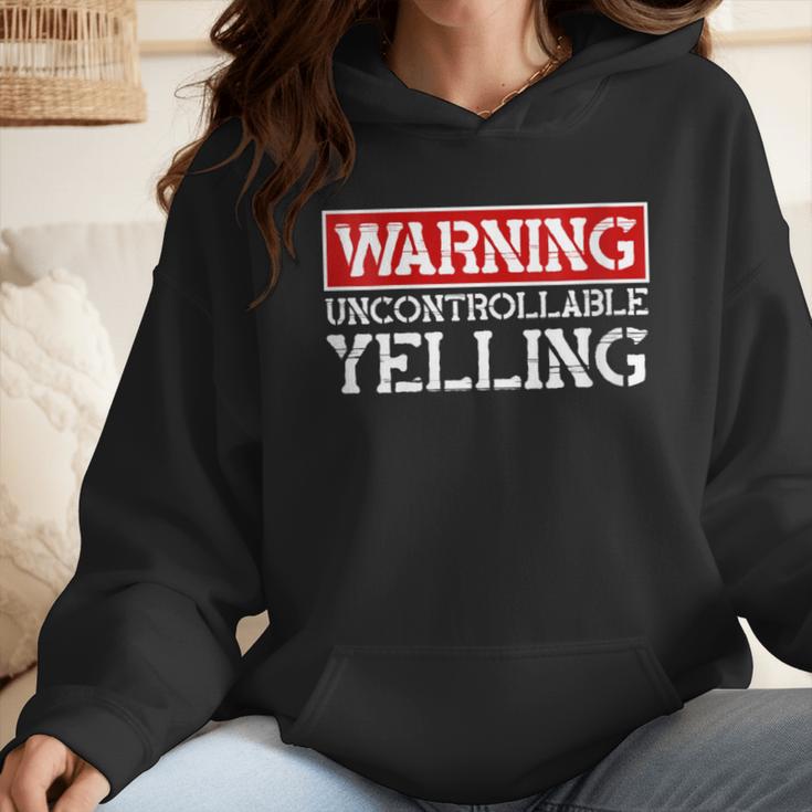 Baseball Mom Warning Uncontrollable Yelling Funny Sign Wmen Hoodie Baseball Mom Warning Uncontrollable Yelling Funny Sign Wmen Hoodie