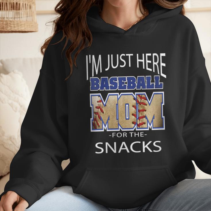 Baseball Sport I’m Just Here For The Snacks Baseball Mom Wmen Hoodie Baseball Sport I’m Just Here For The Snacks Baseball Mom Wmen Hoodie