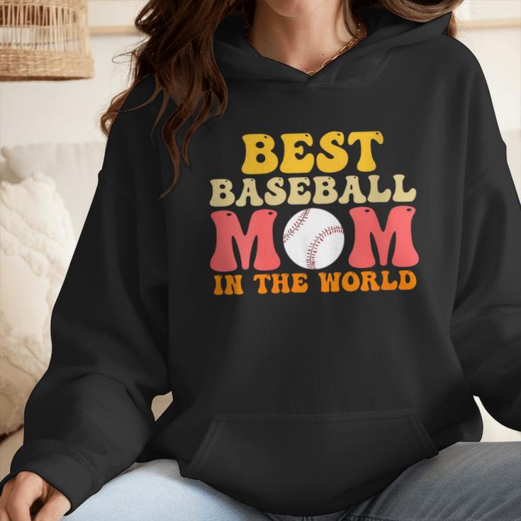 Best Baseball Mom In The World Baseball Wmen Hoodie