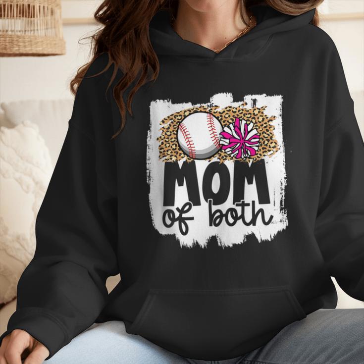 Cheer Baseball Mom Of Both Baseball And Cheer Mother Wmen Hoodie