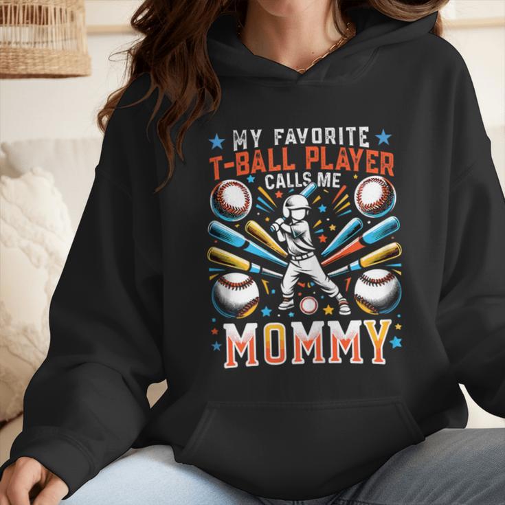 Favorite T-Ball Player Calls Mommy Baseball Mom Wmen Hoodie Favorite T-Ball Player Calls Mommy Baseball Mom Wmen Hoodie