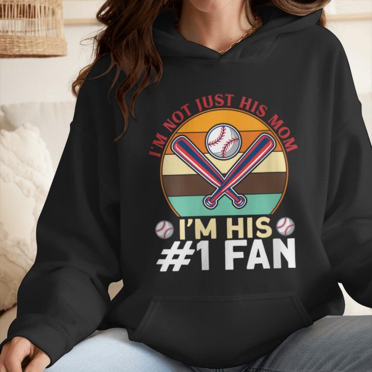 I'm Not Just His Mom Baseball Moms Baseball Mothers Wmen Hoodie I'm Not Just His Mom Baseball Moms Baseball Mothers Wmen Hoodie
