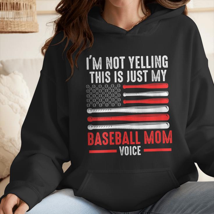 I'm Not Yelling This Is Just My Baseball Mom Voice Sport Wmen Hoodie I'm Not Yelling This Is Just My Baseball Mom Voice Sport Wmen Hoodie