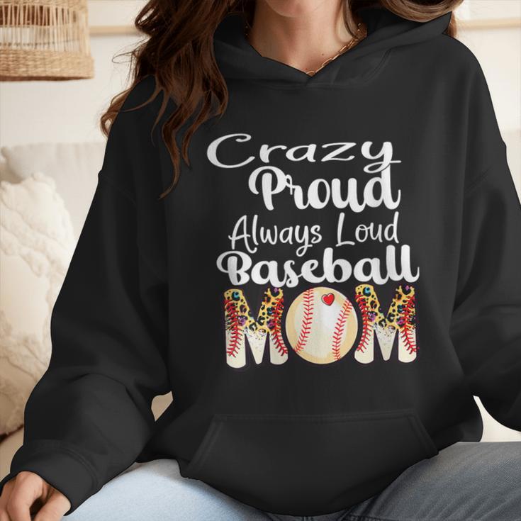 Loud And Proud Baseball Mom Messy Bun 2024 Wmen Hoodie Loud And Proud Baseball Mom Messy Bun 2024 Wmen Hoodie
