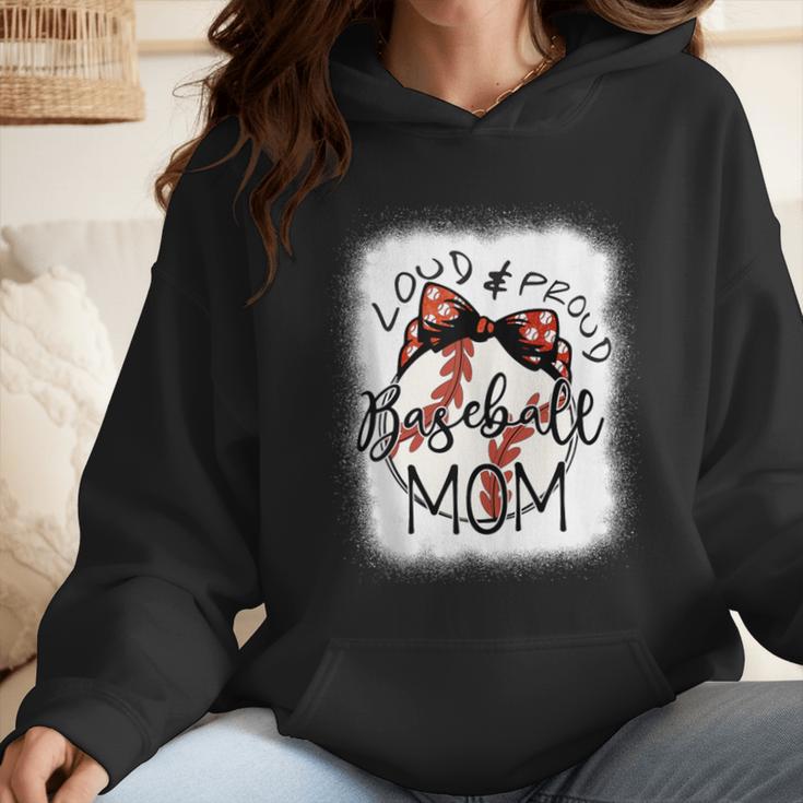 Loud Proud Baseball Mom Mommy Wmen Hoodie