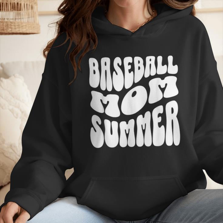 Retro Baseball Mom Summer Groovy Appreciation Wmen Hoodie Retro Baseball Mom Summer Groovy Appreciation Wmen Hoodie