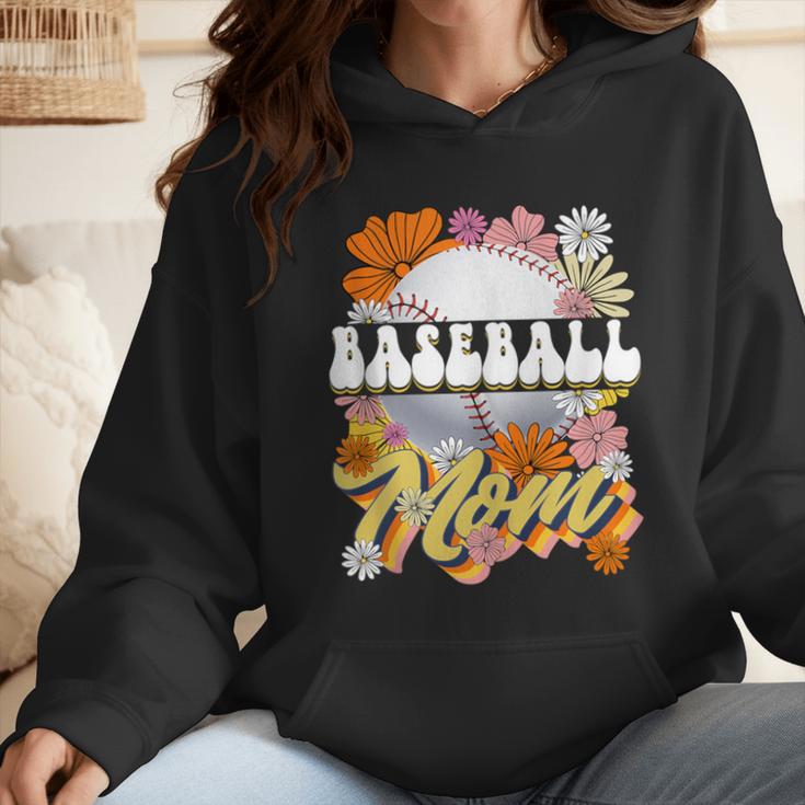 Retro Groovy Baseball Mom Family Matching Women Wmen Hoodie Retro Groovy Baseball Mom Family Matching Women Wmen Hoodie